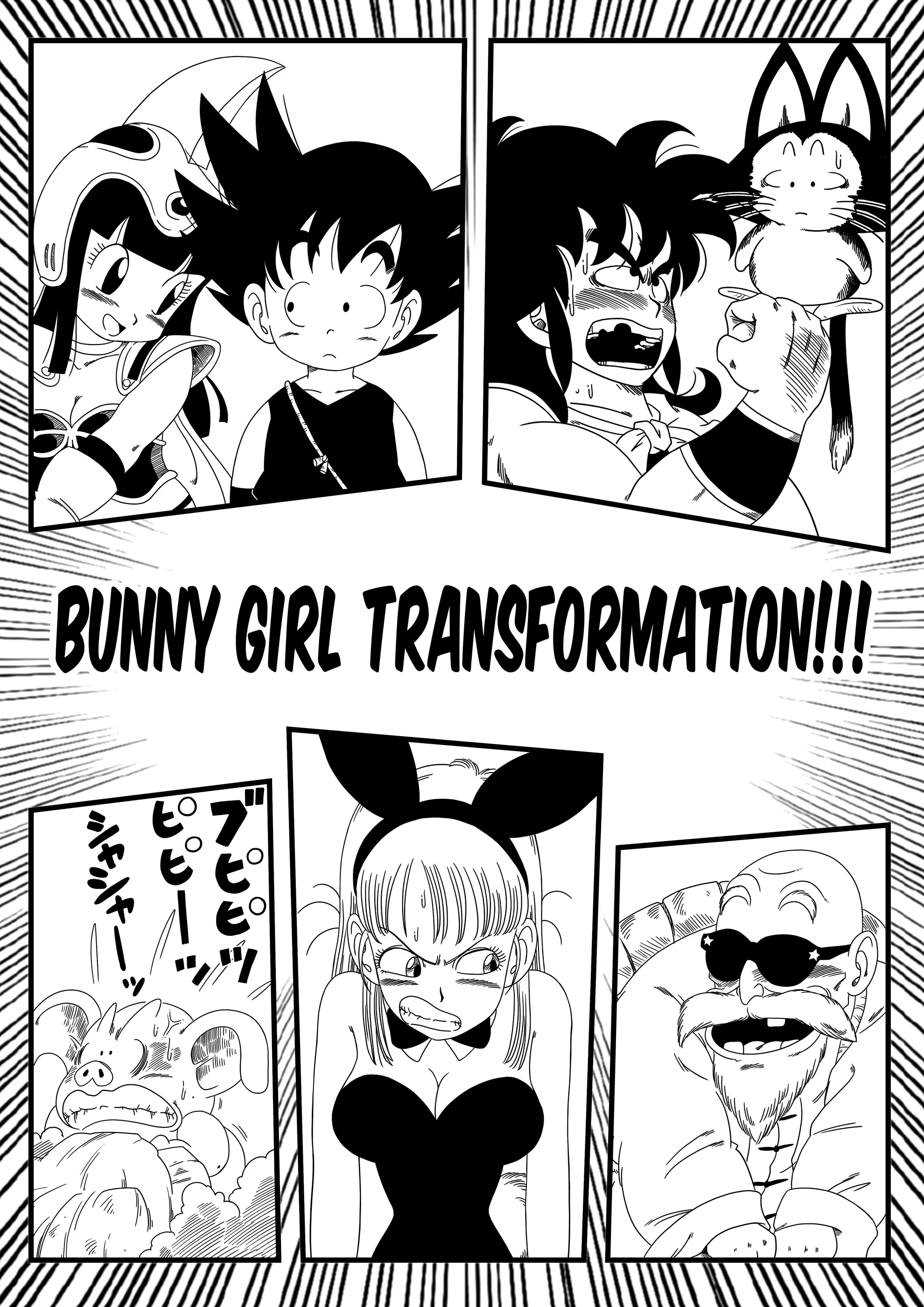 Bunny Girl Transformation - Hentai Yabu
