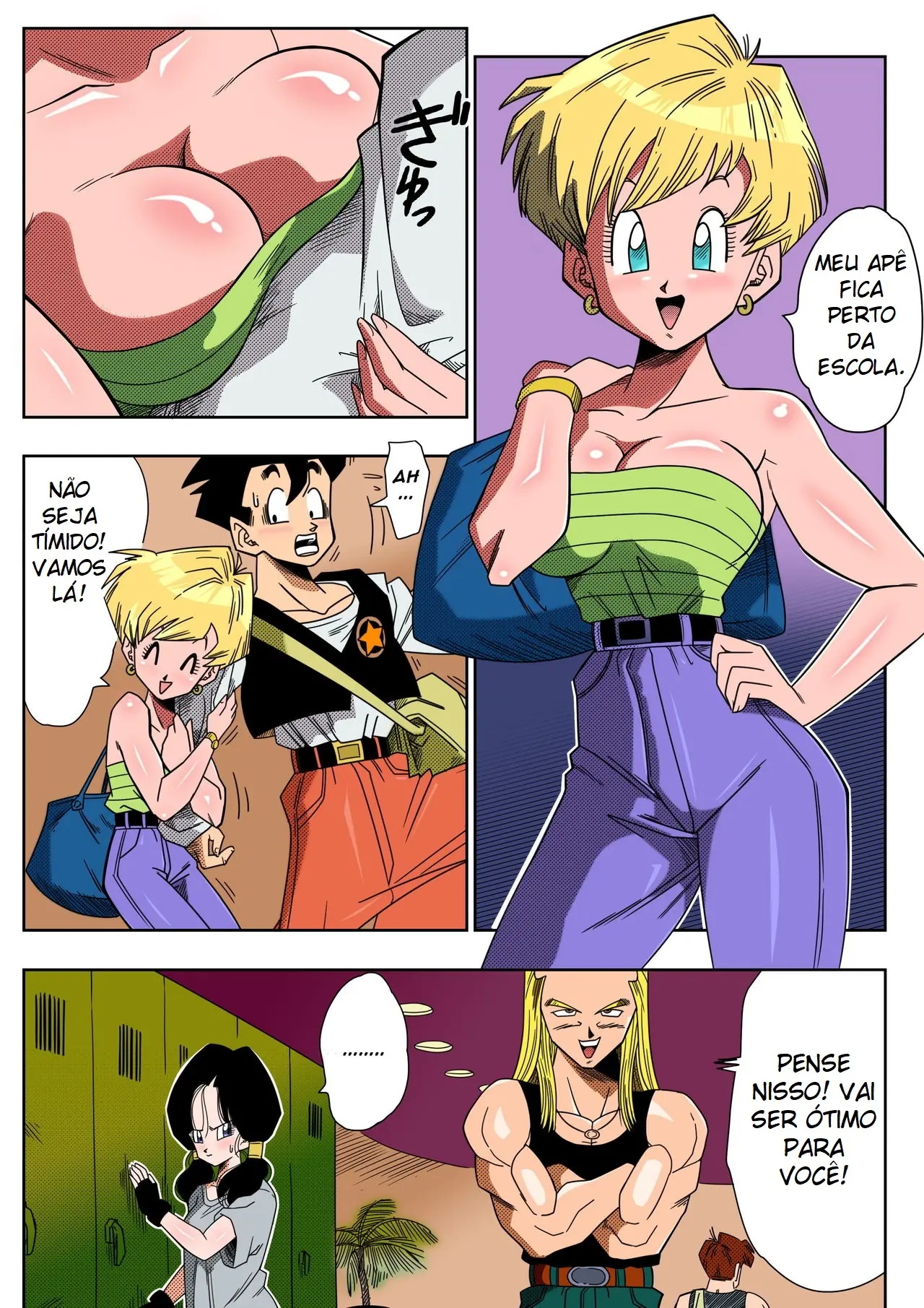 LOVE TRIANGLE Z - Gohan, Erasa To Deau - Hentai Yabu