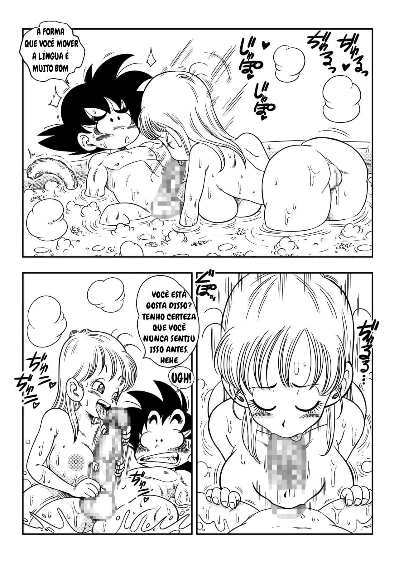 Dragon Ball Sexo No Banho - Hentai Yabu