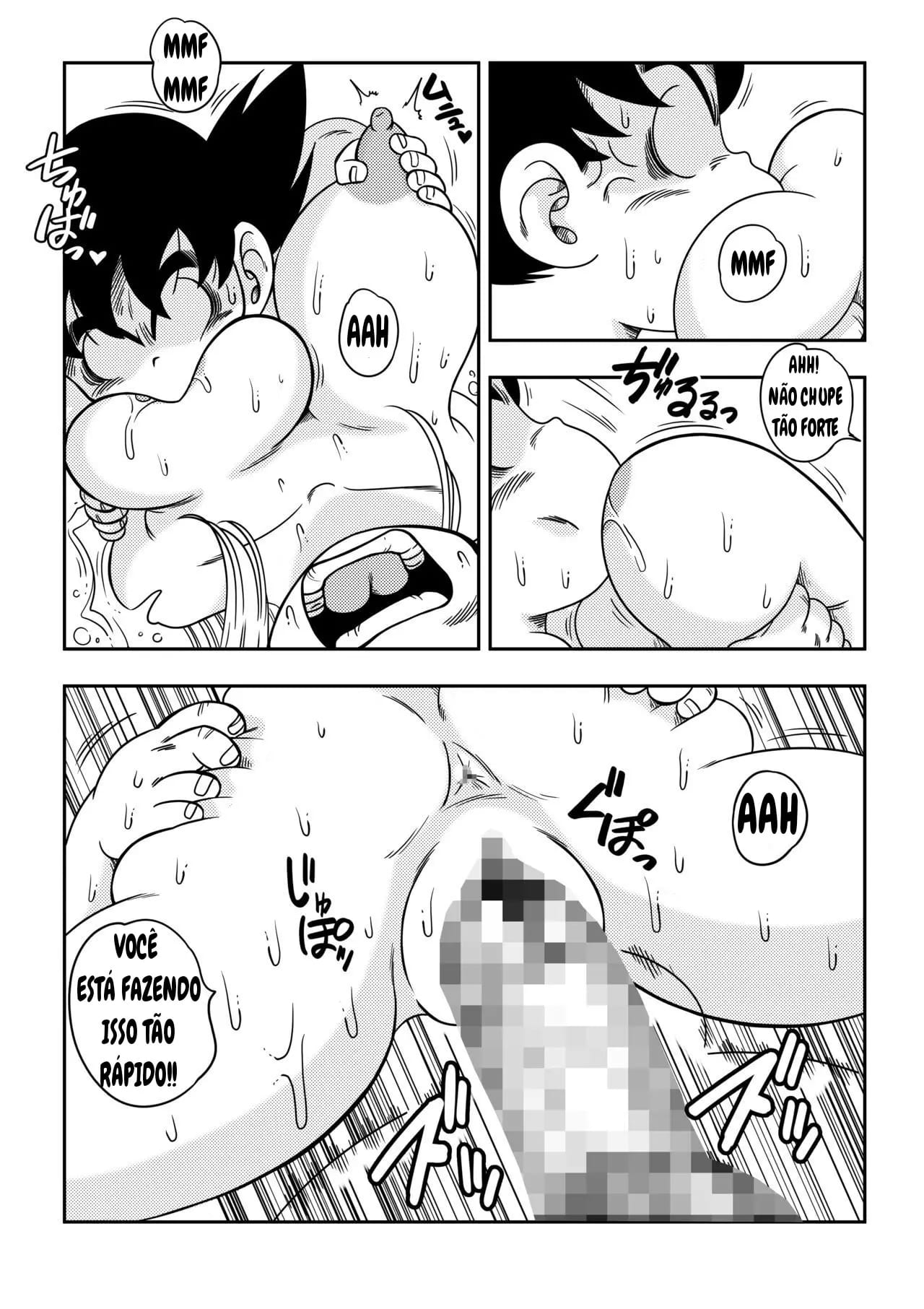 Dragon Ball Sexo No Banho - Hentai Yabu