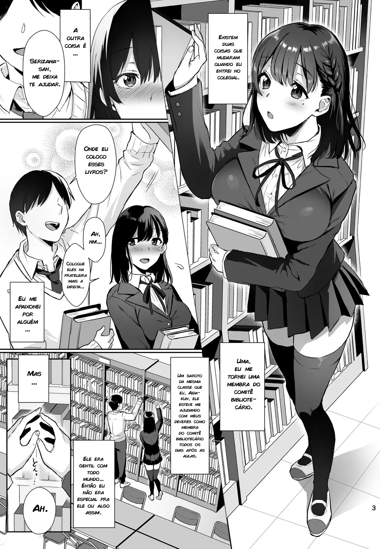 Toshoshitsu no Kanojo ~Seiso na Kimi ga Ochiru made~ - Hentai Yabu