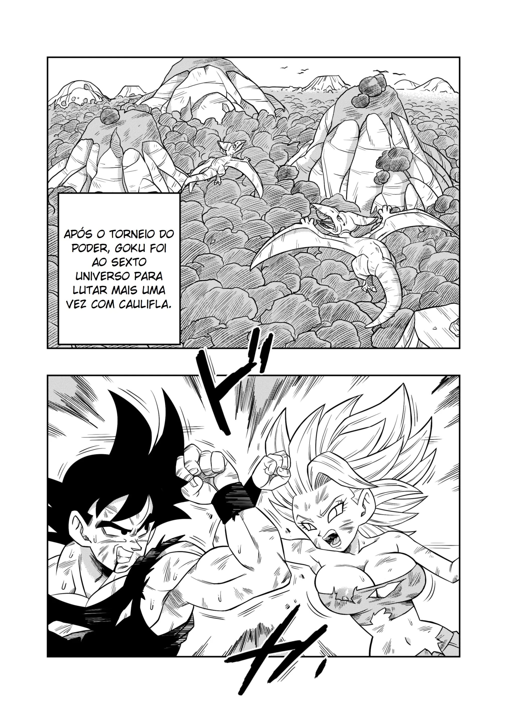 Batalha Sexual no Universo 6 - Hentai Yabu