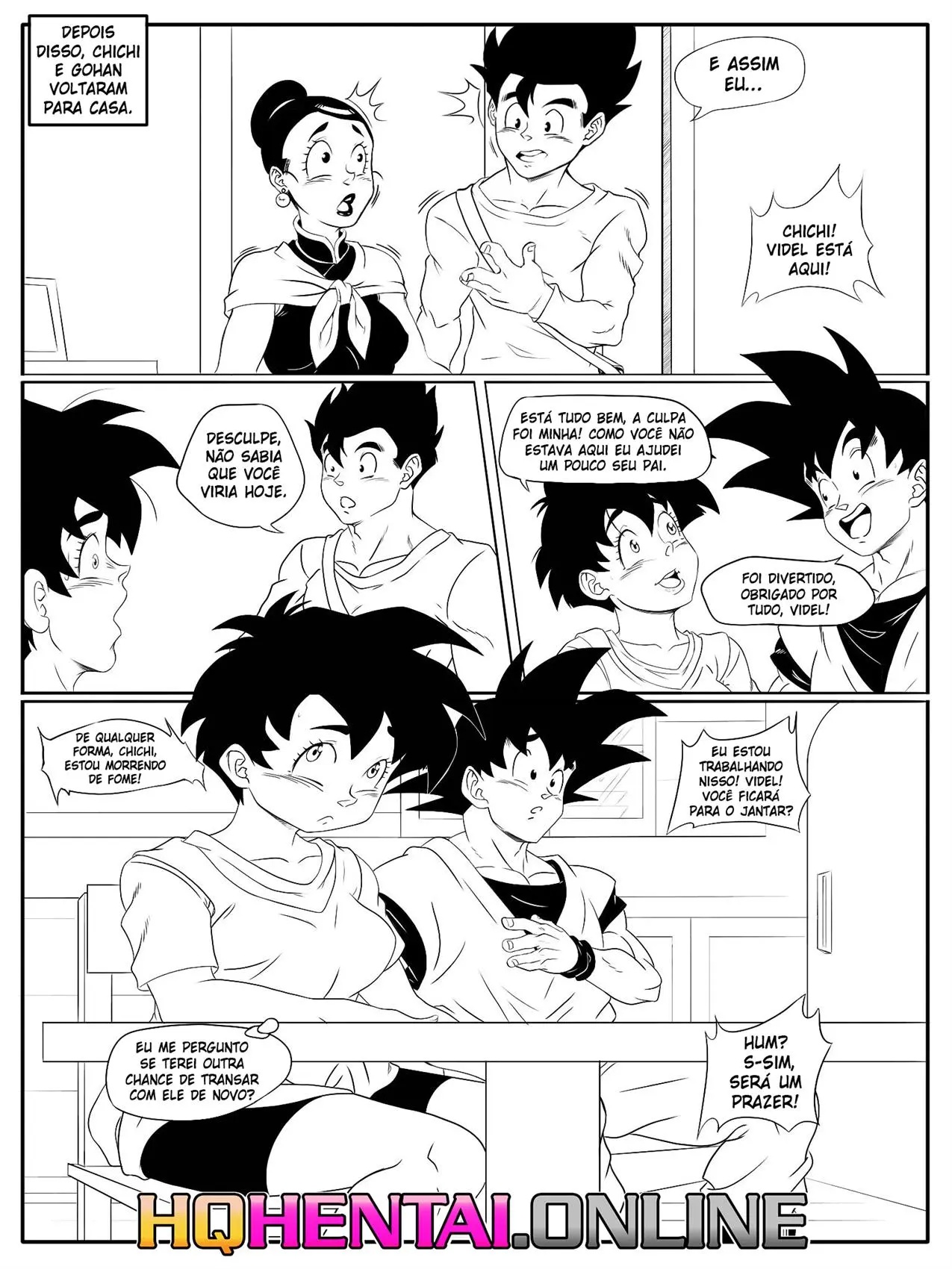 Goku e Videl treinamento - Hentai Yabu