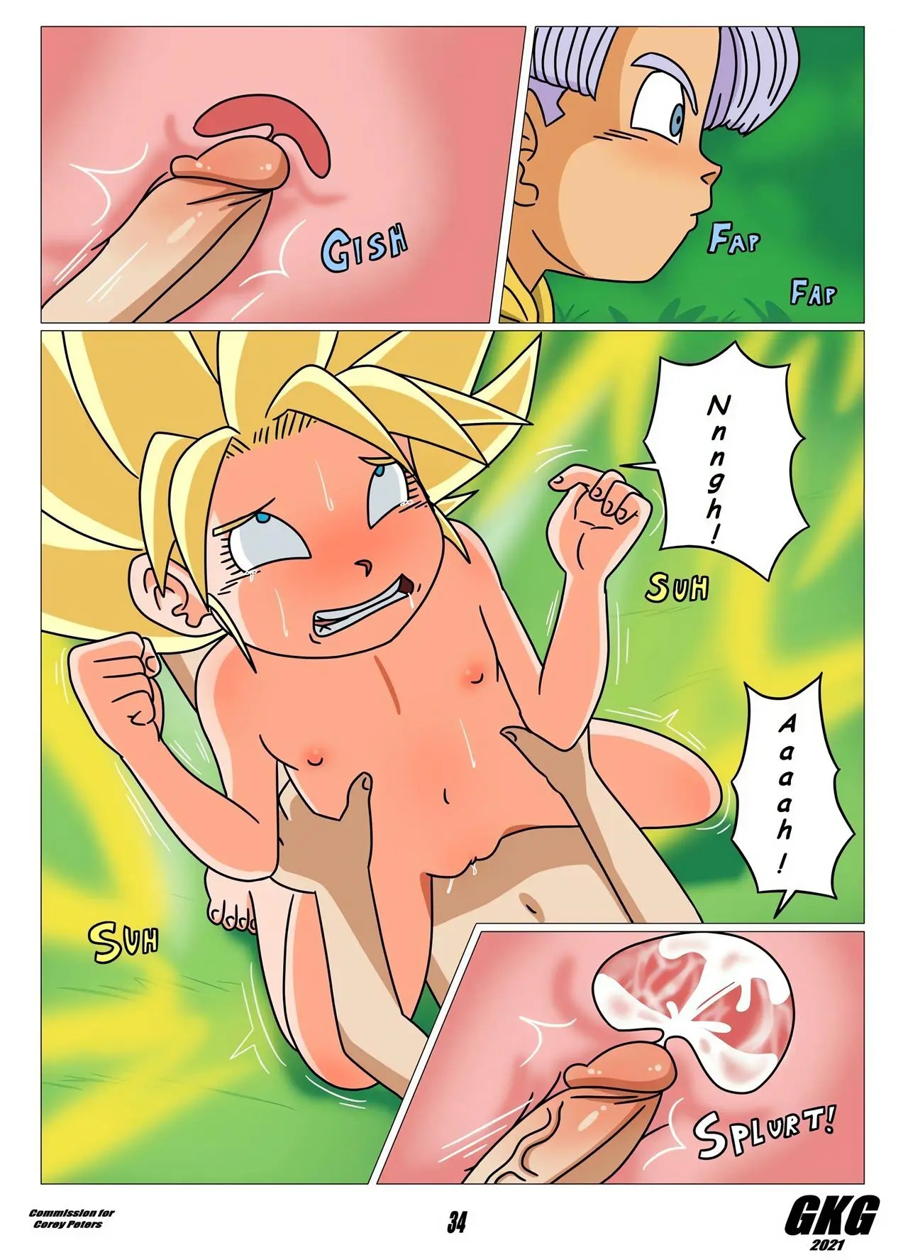 Goten and Bra - Hentai Yabu